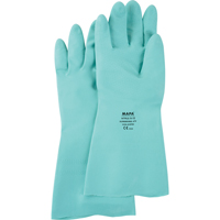 StanSolv<sup>®</sup> Z-Pattern Grip Gloves, Size Small/7, 13" L, Nitrile, Flock-Lined Inner Lining, 18-mil SN774 | Fastek