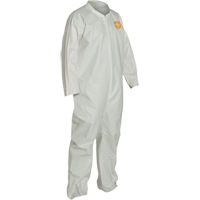 ProShield&reg; 60 Coveralls, X-Large, White, Microporous Fastek