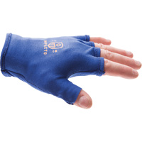 Anti-Impact Fingerless Right-Hand Glove Liner, 6/X-Small, Synthetic Palm, Slip-On Cuff Fastek