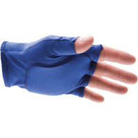 Anti-Impact Fingerless Right-Hand Glove Liner, 6/X-Small, Synthetic Palm, Slip-On Cuff Fastek