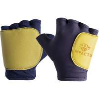 Palm and Side Impact Glove Liner-Right, X-Small, Grain Leather Palm, Slip-On Cuff Fastek