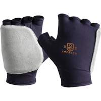 Palm and Side Impact Glove Liner-Right, X-Small, Grain Leather Palm, Slip-On Cuff SR303 | Fastek