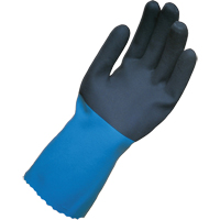 StanZoil NL34 Gloves, Size 6/Small, 12" L, Neoprene, Cotton Inner Lining, 25-mil Fastek