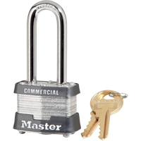 Pin Tumbler Padlock, Keyed Alike, Laminated Steel, 1-9/16" Width Fastek