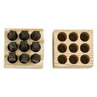 Jeux de tampons num&eacute;rot&eacute;s en acier, # 4/6/3/2/1/8/9/7/5, 1/4" Fastek