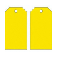 Blank Accident Prevention Tags, Metal, 3" W x 5-3/4" H SX817 | Fastek
