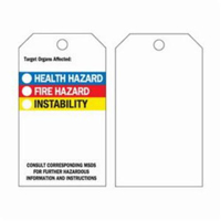 Self-Laminating Right-To-Know Tags, Polyester, 3" W x 5-3/4" H, English SX834 | Fastek