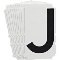 Quick-Align<sup>®</sup>Individual Gothic Number and Letter Labels, J, 4" H, Black SZ998 | Fastek