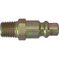 Quick Couplers - 3/8" Industrial, One Way Shut-Off - Plugs, 1/4" Fastek