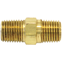 Male Hex Nipple, Brass Fastek