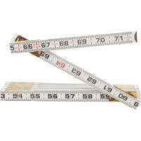 Red End&reg; Two Way&reg; Rule, 6' L, Wood, 1/16" Graduations Fastek