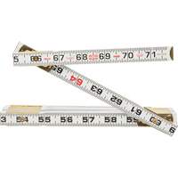 Red End&reg; Flat Reading Rule, 6' L, Wood Fastek