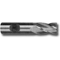 Weldon Shank End Mill, 2" Dia., 4 Flutes, High Speed Steel Fastek