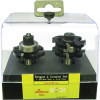 Jeux de fraises &agrave; rainures &amp; languettes &agrave; 4 cannelures Fastek