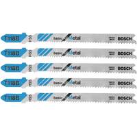 Lames de scie sauteuse de base pour le m&eacute;tal, Acier rapide, Tige en T, 3-5/8" lo Fastek