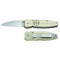 Lockback Knife with Drop Point Blade, 2-1/2" Blade, Stainless Steel Blade, Aluminum Handle Fastek