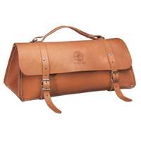 20" Deluxe Leather Bag, Leather, 1 Pockets, Brown Fastek