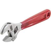 Adjustable Wrench, 4-1/2" L, 1/2" Max Width, Chrome/Polished Fastek