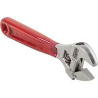 Adjustable Wrench, 4-1/2" L, 1/2" Max Width, Chrome/Polished Fastek