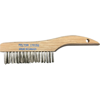 Brosses de nettoyage &agrave; manche en patin, Acier inoxydable, 4 x 16 rangs de fils, Longueur 10" Fastek