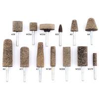 A36Q Resin Bonded Mounted Points, A11, Aluminum Oxide, 11/16" Dia., 2" L, 36 Grit Fastek