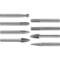AllSteel Carbide Burr Set, 8 Pieces Fastek