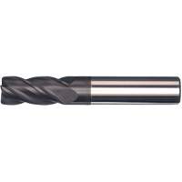 Unequal Helix End Mill, 1/2" Dia., 3" L, 4 Flutes, 1/2" Shank, Carbide Fastek