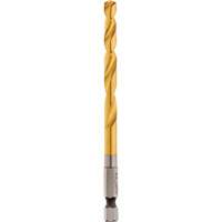 Foret Shockwave, 1/4", Titane, Cannelure 2-15/32", Pointe de 135° Fastek