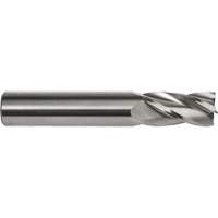Square End Mill, 3/16" Dia., 2" L, 4 Flutes, 3/16" Shank, Carbide Fastek
