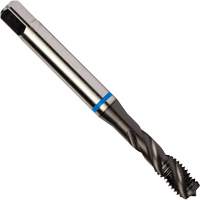 Taraud &agrave; cannelures h&eacute;licoidales Blue Shark, Acier rapide au cobalt, Filet de 1/4"-28, 3,15" l Fastek