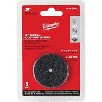 M12 Fuel Right Angle Die Grinder Cut-Off Wheels, 2" x 0.04", 1/4" Arbor, Type 1, Aluminum Oxide, 21000 RPM Fastek