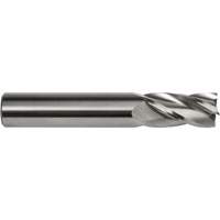 S134 End Mill, 1/8" Dia., 1-1/2" L, 4 Flutes, 1/8" Shank, Carbide Fastek