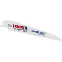 Reciprocating Wood Saw Blade, Bi-Metal, 6 TPI, 6" L x 3/4" W Fastek