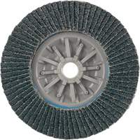 Long Life C-Trim Flap Disc, 4-1/2" x 5/8"-11, Type 27, 40 Grit, Zirconia Alumina Fastek