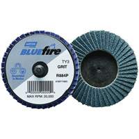 R884P BlueFire&reg; Mini Flap Disc, 3" x Type 27, P40 Grit, Zirconia Alumina Fastek