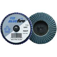 BlueFire&reg; R884P Mini Flap Disc, 2" x Type 27, 40 Grit, Zirconia Alumina Fastek