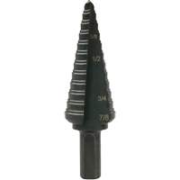 Multi-Hole Step Bit, 3/16"/4.8 mm - 7/8"/#4/22.2 mm  Fastek