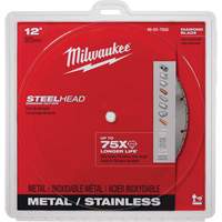 Steelhead Diamond Cut-Off Circular Saw Blade, 12", Metal Use Fastek