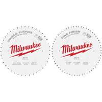 Circular Saw Wood Cutting Blades, 10", 40/60 Teeth, Wood Use Fastek