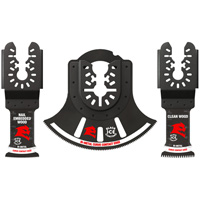 Jeu de lames oscillantes bi-metal de taille universelle 3mcx Fastek