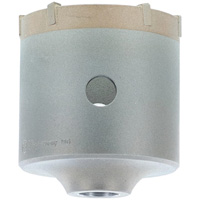 Foret SDS-Plus &agrave; pointe au carbure et paroi mince, 2-9/16", Profondeur de la coupe de 3" Fastek