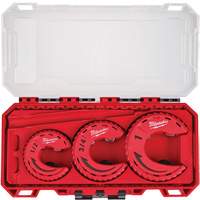 3-Piece Close Quarters Tubing Cutter Set, 1/2"/3/4"/1" Capacity Fastek