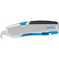 Secupro 625 Retractable Safety Knife with Hook Blade, 16 mm, Heavy-Duty, Aluminum Handle Fastek