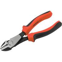 Diagonal Cutting Pliers with Comfort Handles, 7-1/4" L Fastek