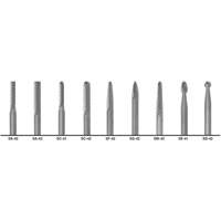 1855 Double Cut Carbide Burr Set, 9 Pieces Fastek