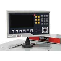 Tour &agrave; m&eacute;tal, dispositif de tournage conique les c&ocirc;nes et affichage num&eacute;rique, 75" lo x 32" la x 53" h Fastek