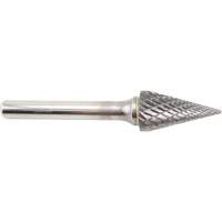 Cone Shape Carbide Shipyard Bur, SM-5, 1/2" Dia., 1/4" Shank, 7/8" Depth of Cut Fastek