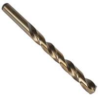 Jobber Drill Bits, High Speed Cobalt, #1, 3-7/8" L, 2-5/8" Flute, 135° Point Angle Fastek