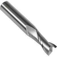 S108 30° Square End Mill, 1/4" Dia., 2-1/2" L, 2 Flutes, 1/4" Shank, Carbide Fastek