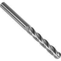 S147 30° Extra Long Ball Nose End Mill, 1/2" Dia., 6" L, 4 Flutes, 1/2" Shank, Carbide Fastek